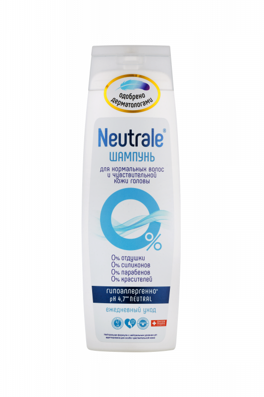 NEUTRALE ШАМПУНЬ для нормальных волос и чувствительной кожи головы, 400мл