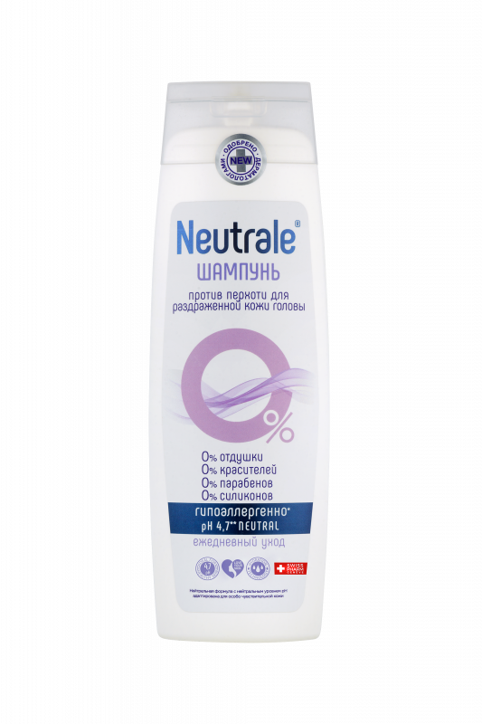 NEUTRALE ШАМПУНЬ против перхоти для раздраженной кожи головы, 400мл